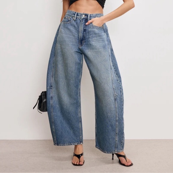 Good American barrel jeans - Picture 1 of 5